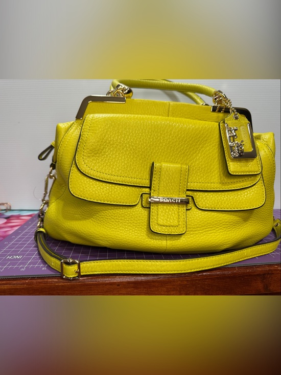 Coach Handbags - Coach Madison Pinnacle Lilly in kiwi green